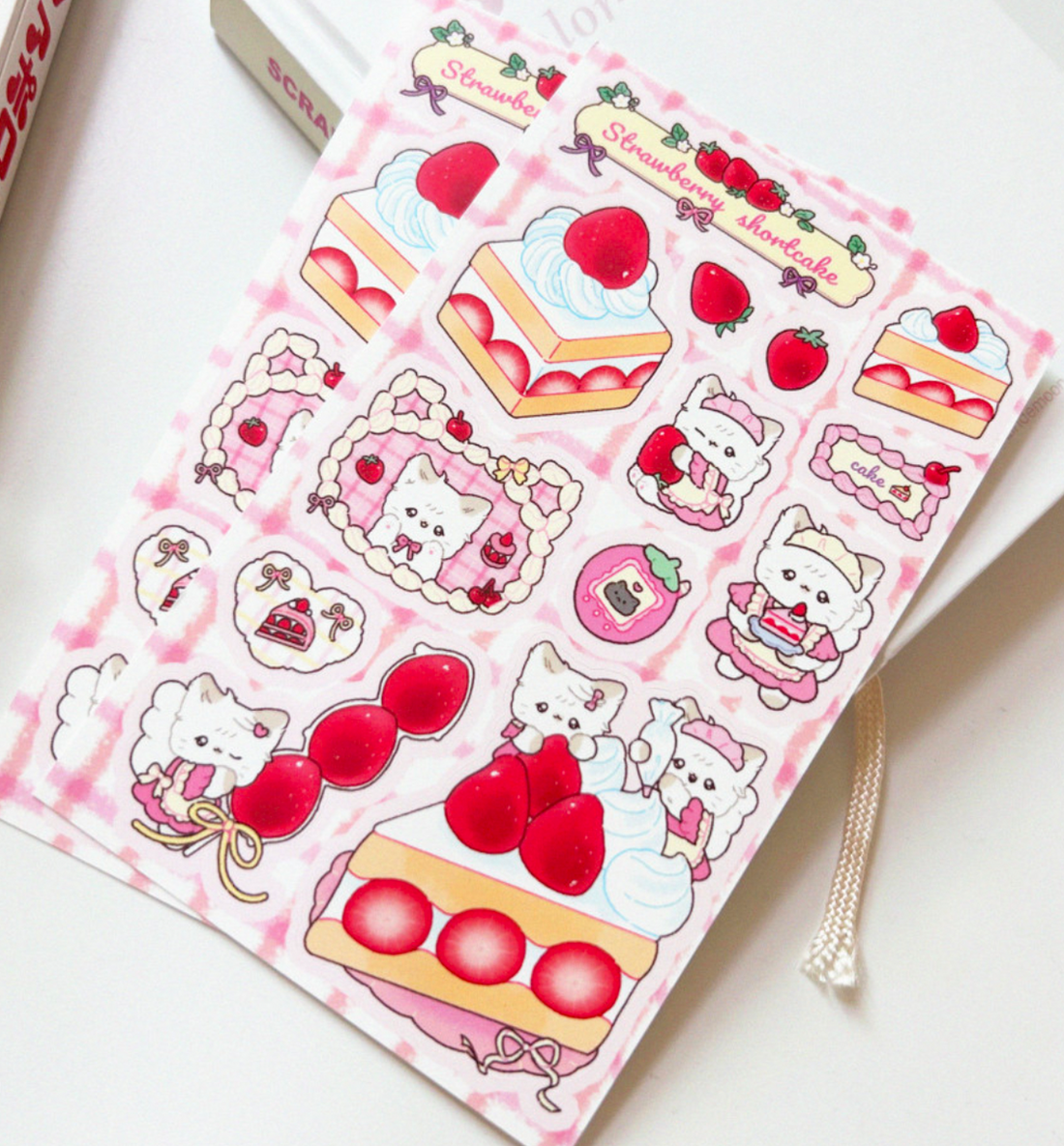 Strawberry Shortcake Seal Sticker