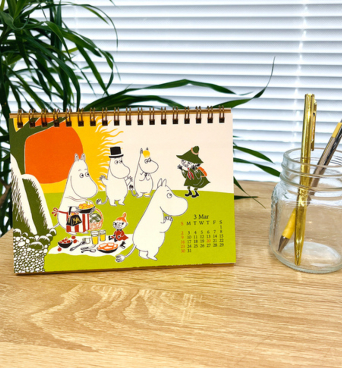 2025 Moomin Desk Calendar [Drawing]