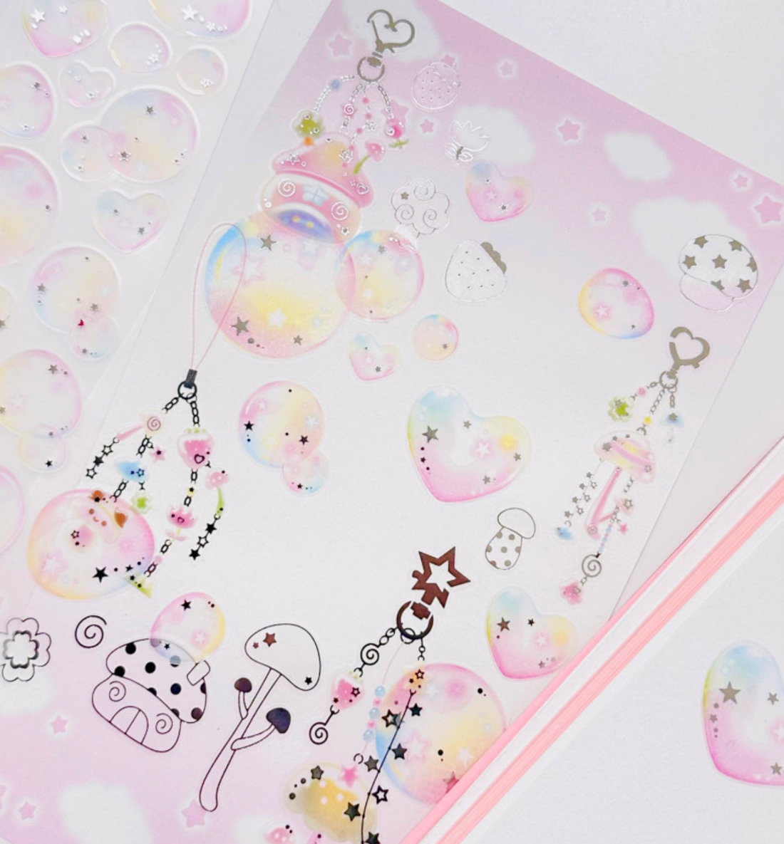 Pearly Bubble Deco Seal Sticker