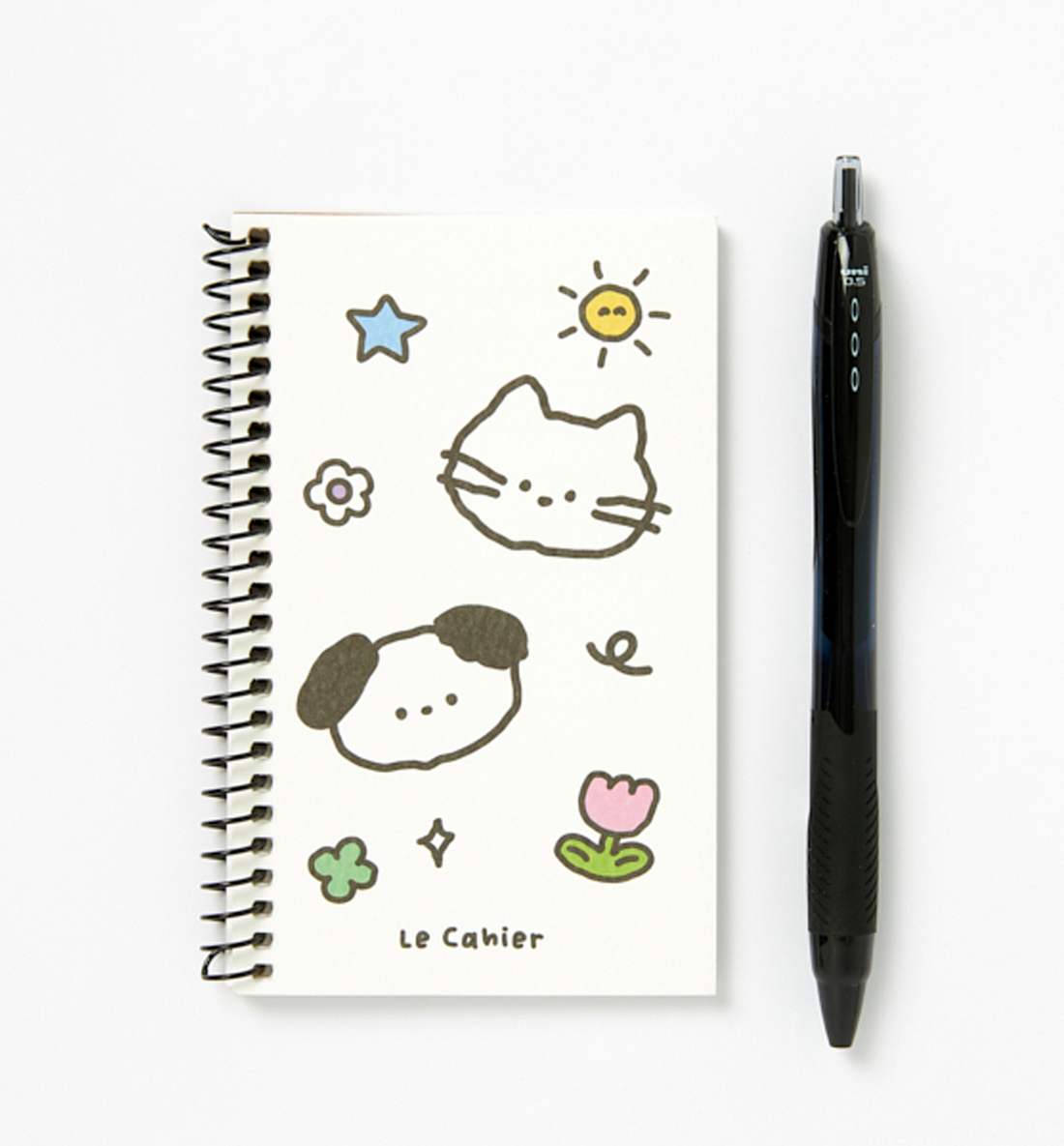 White Cat Small Notebook