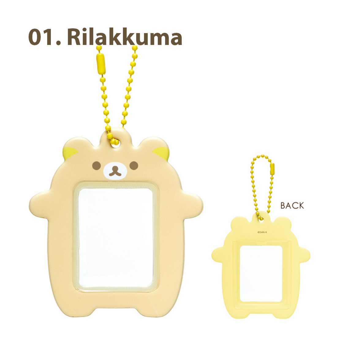 Rilakkuma Mini Photo Holder Key Ring