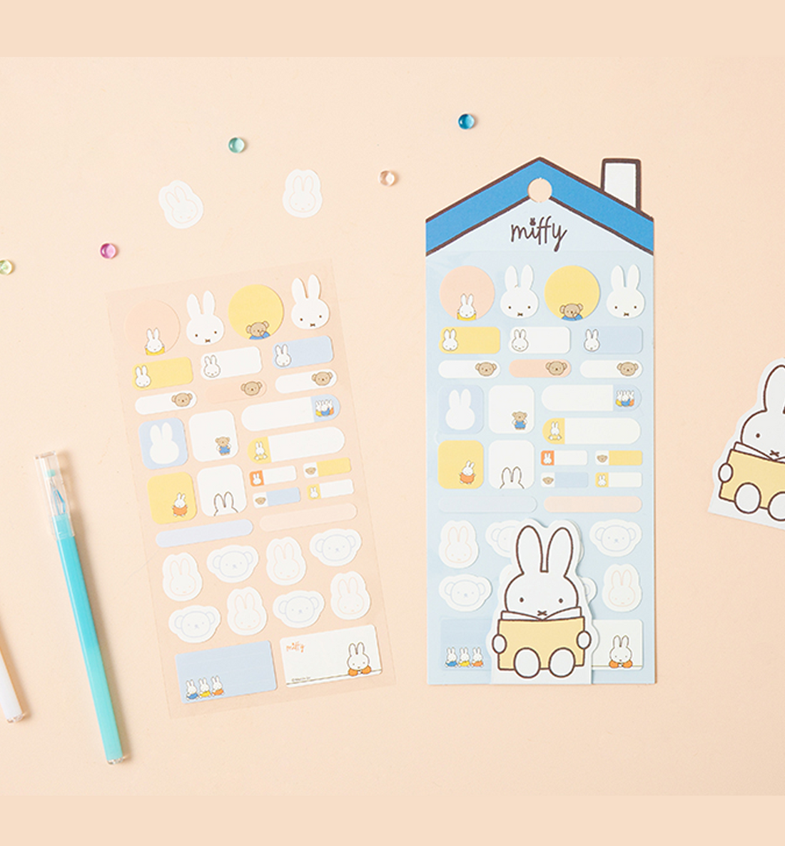 Miffy Name & Memo Sticker