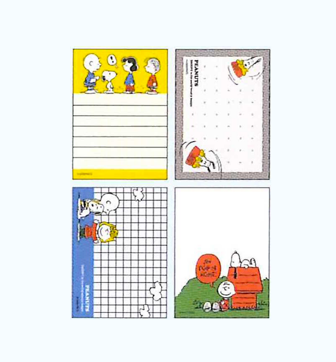 [JAPAN] Peanuts Snoopy Mini Memopad [Red House]