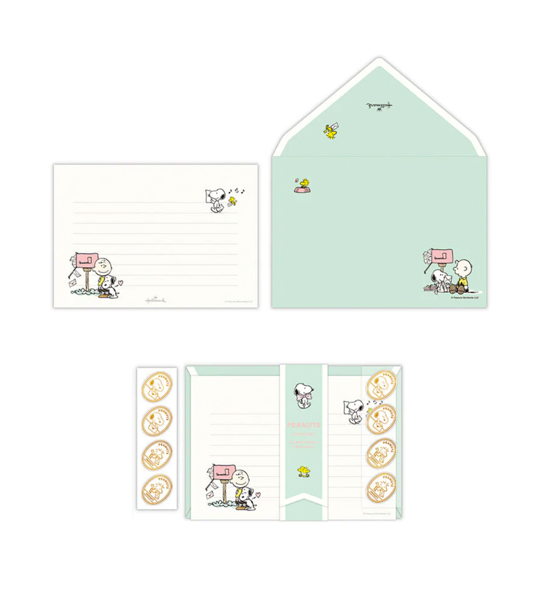 [JAPAN] Peanuts Snoopy Be Yourself Letter Set [Mint]