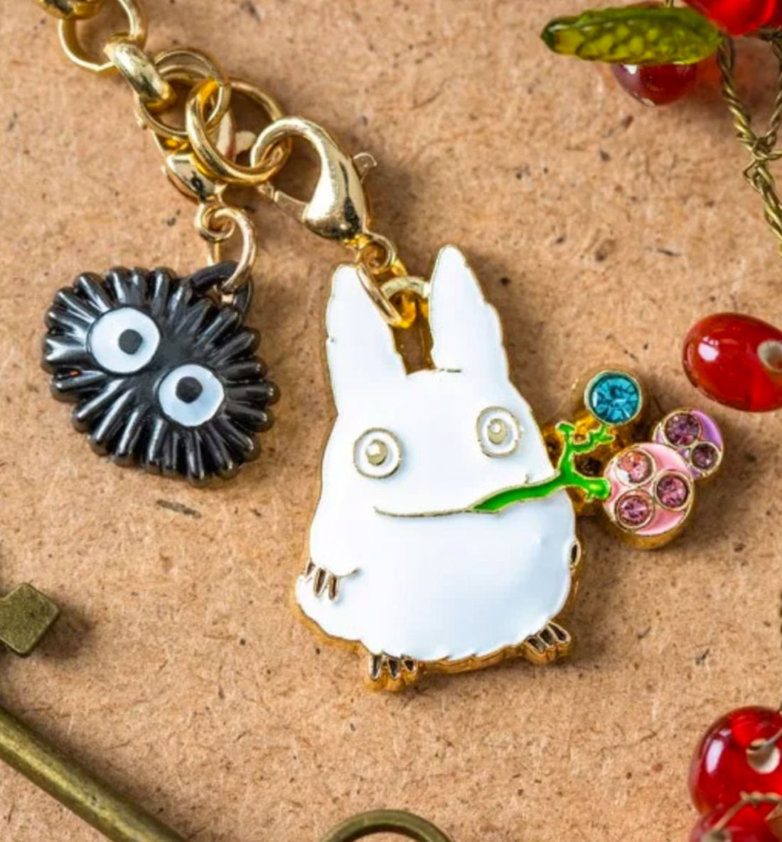 My Neighbor Totoro Charm [Small Totoro & Fruits]