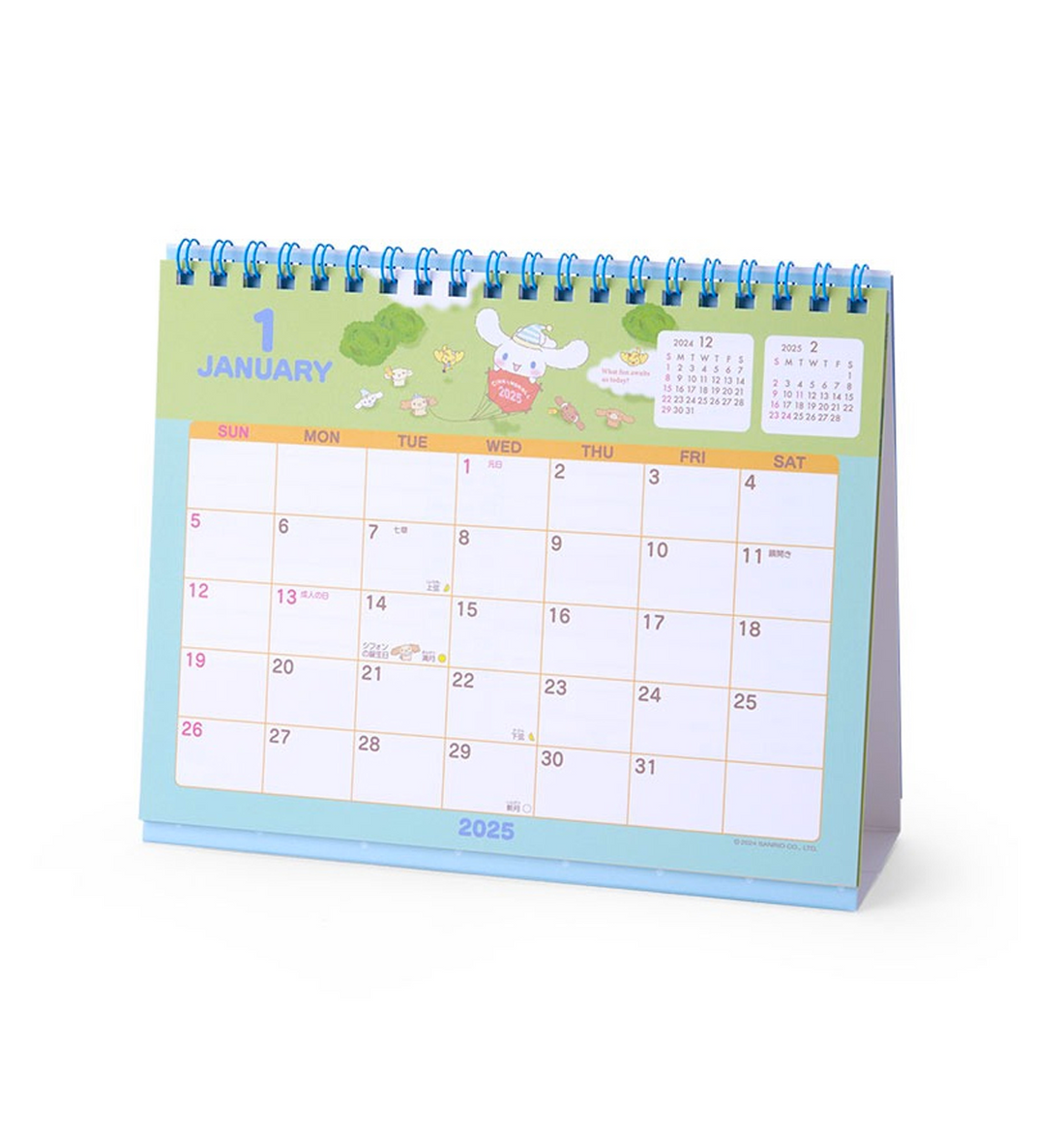 2025 Sanrio Cinnamoroll Ring Desk Calendar