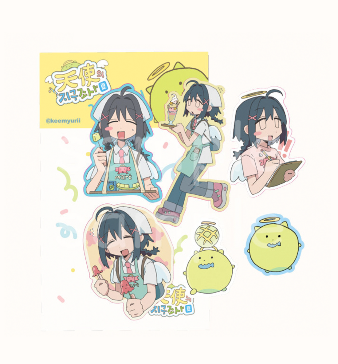 Yuri Angel's Earth Survey Sticker Set [6 Stickers]