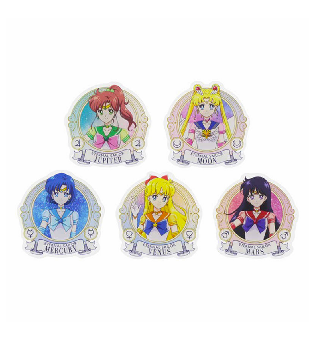 Sailor Moon Acrylic Clip Set [Inner Guardians/Movie Cosmos]