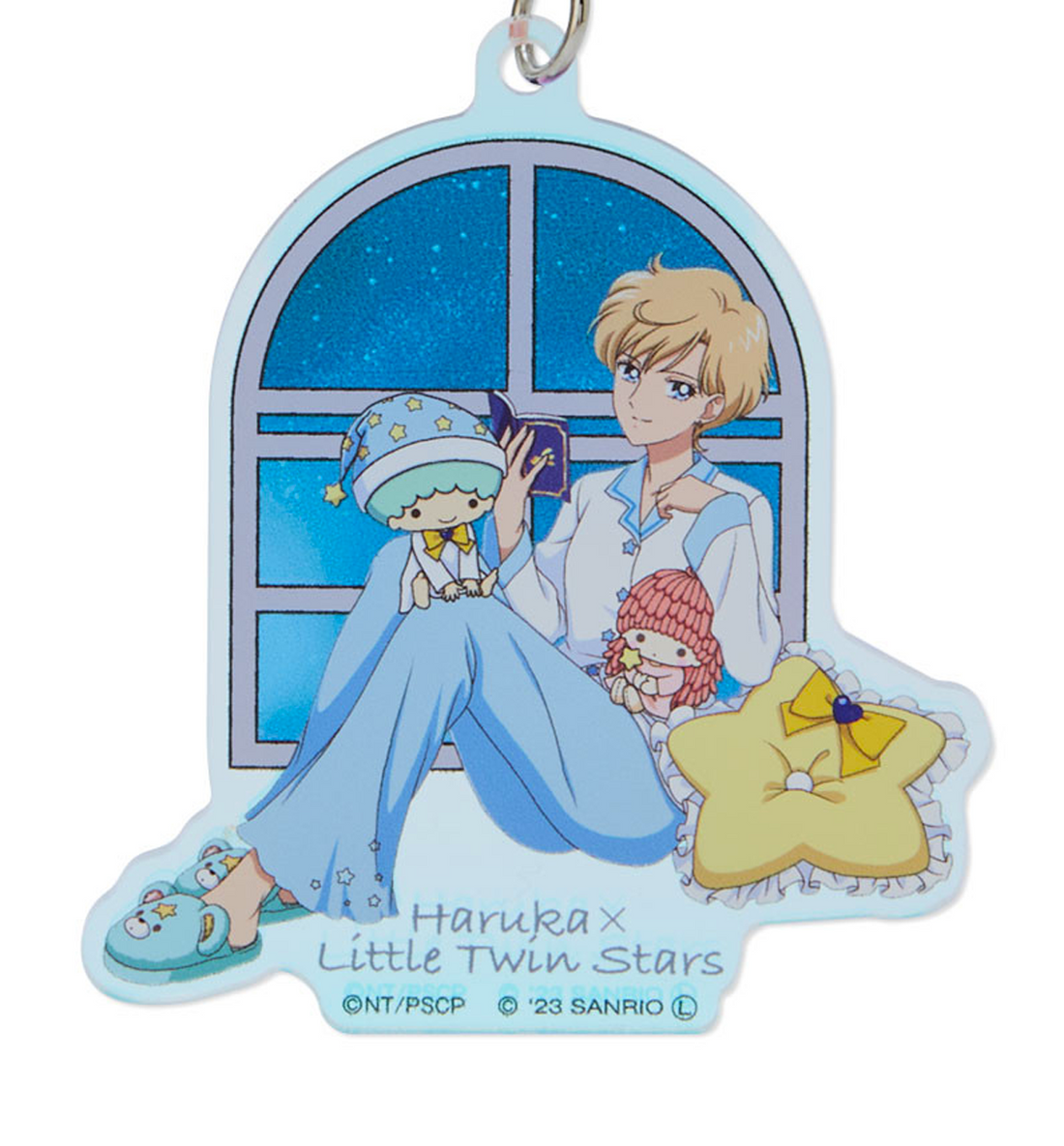 Sanrio x Pretty Guardian Sailor Moon Acrylic Keyring [Little Twin Stars & Haruka Tenou]