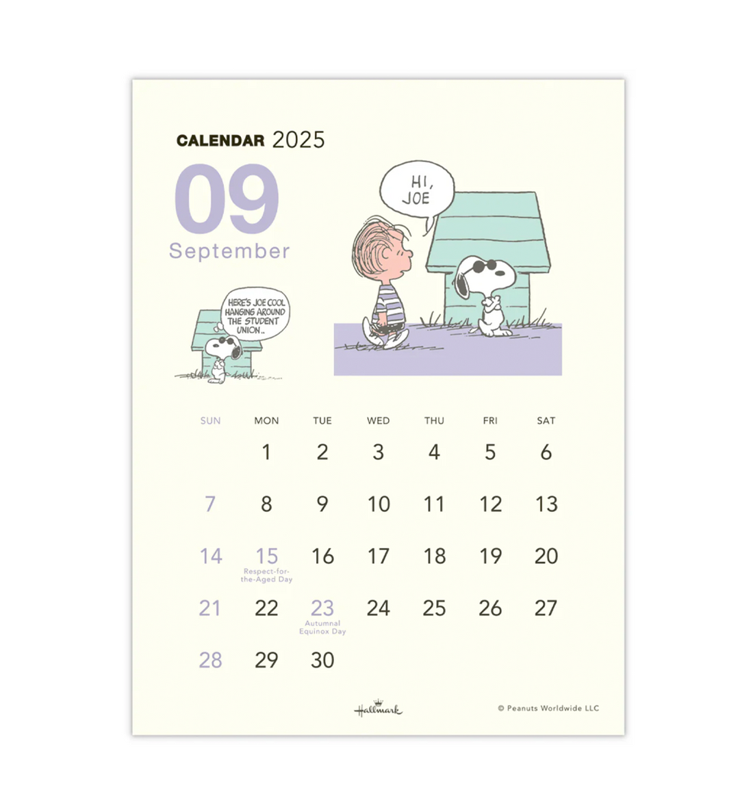 2025 Peanuts Snoopy Desk Calendar [Snoopy & Friends]