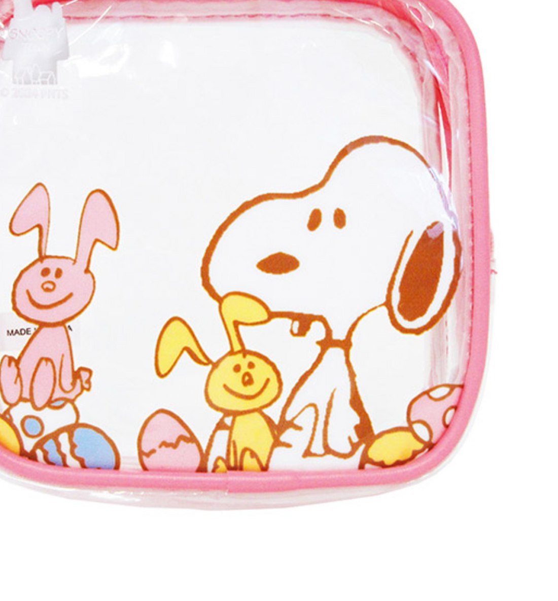 [JAPAN] Peanuts Snoopy Clear Pouch (Fun Easter Egg Game)