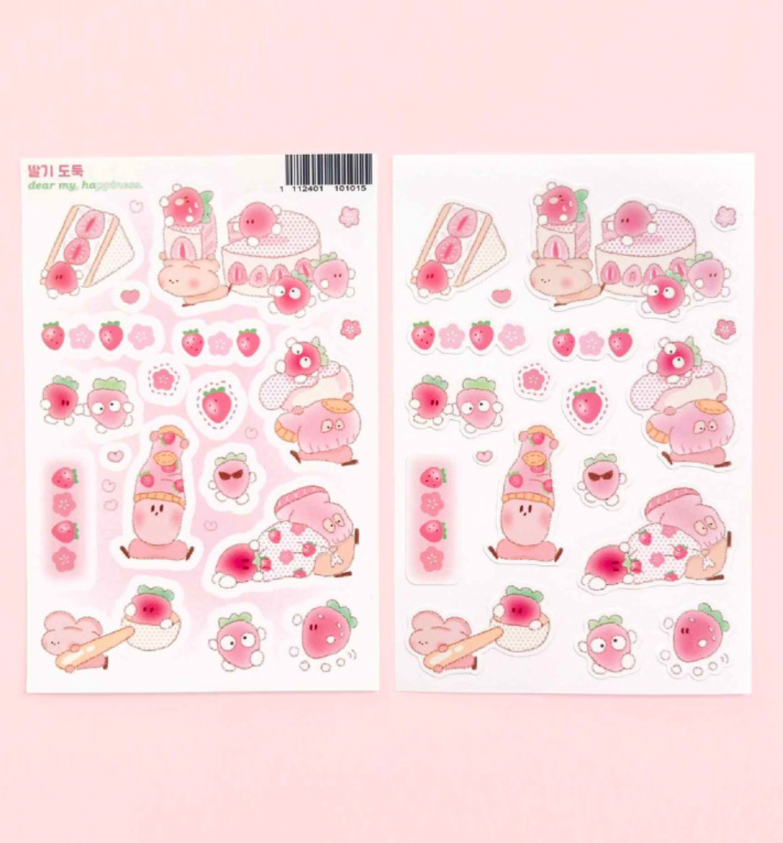 Strawberry Seal Sticker