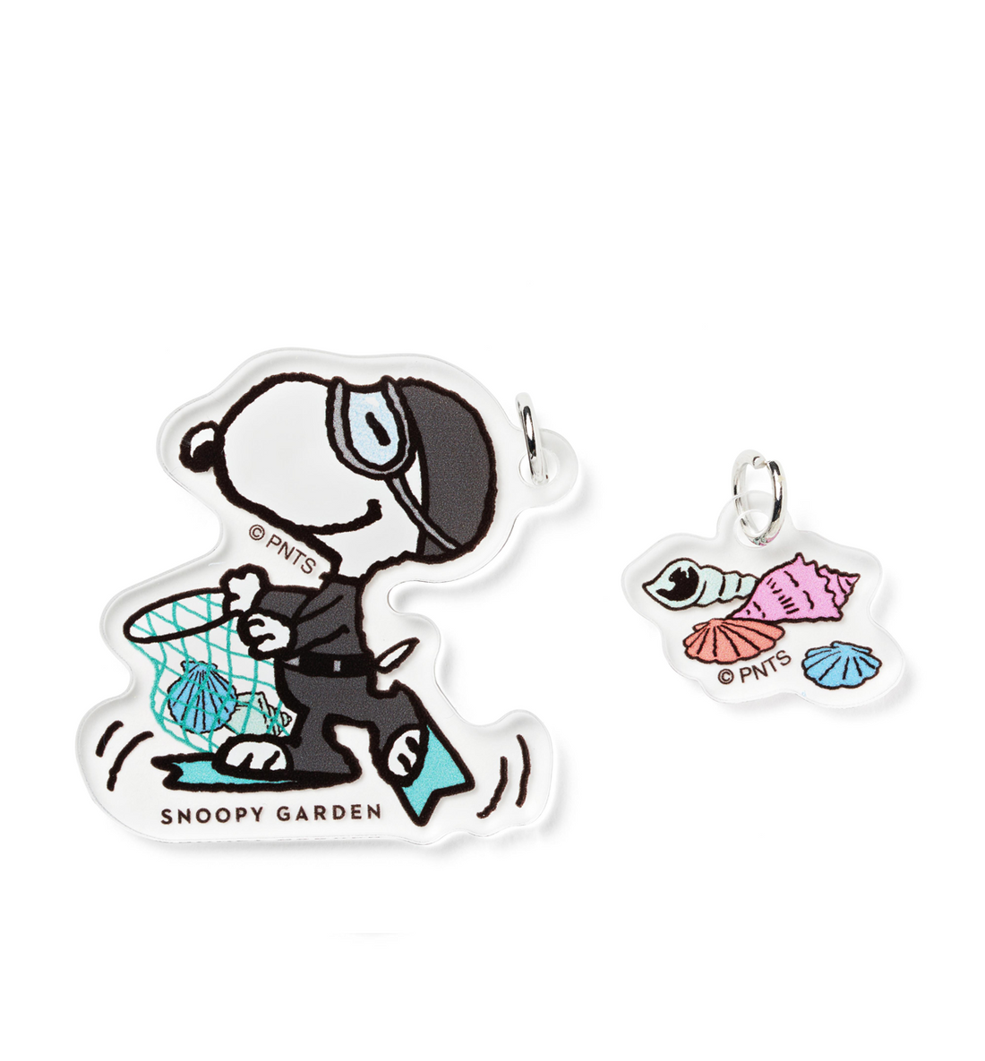 Sea Snoopy Acrylic Keyring