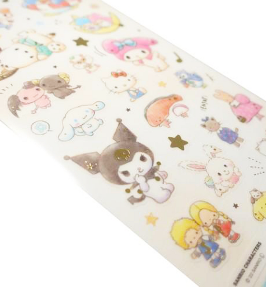 Sanrio Fluffy Sketch Seal Sticker [Characters B]