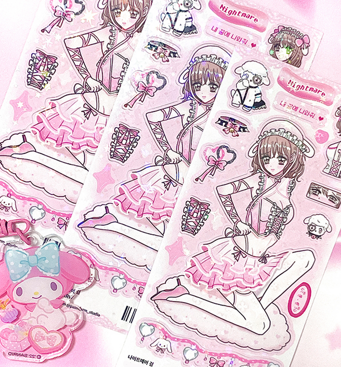 Nightmare Girl Seal Sticker