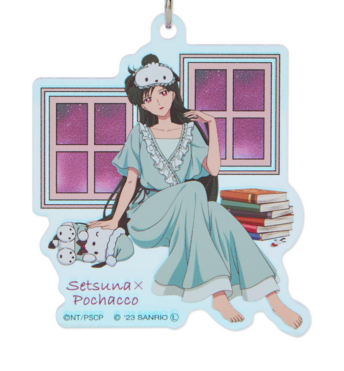 Sanrio x Pretty Guardian Sailor Moon Acrylic Keyring [Pochacco & Setsuna Meiou]