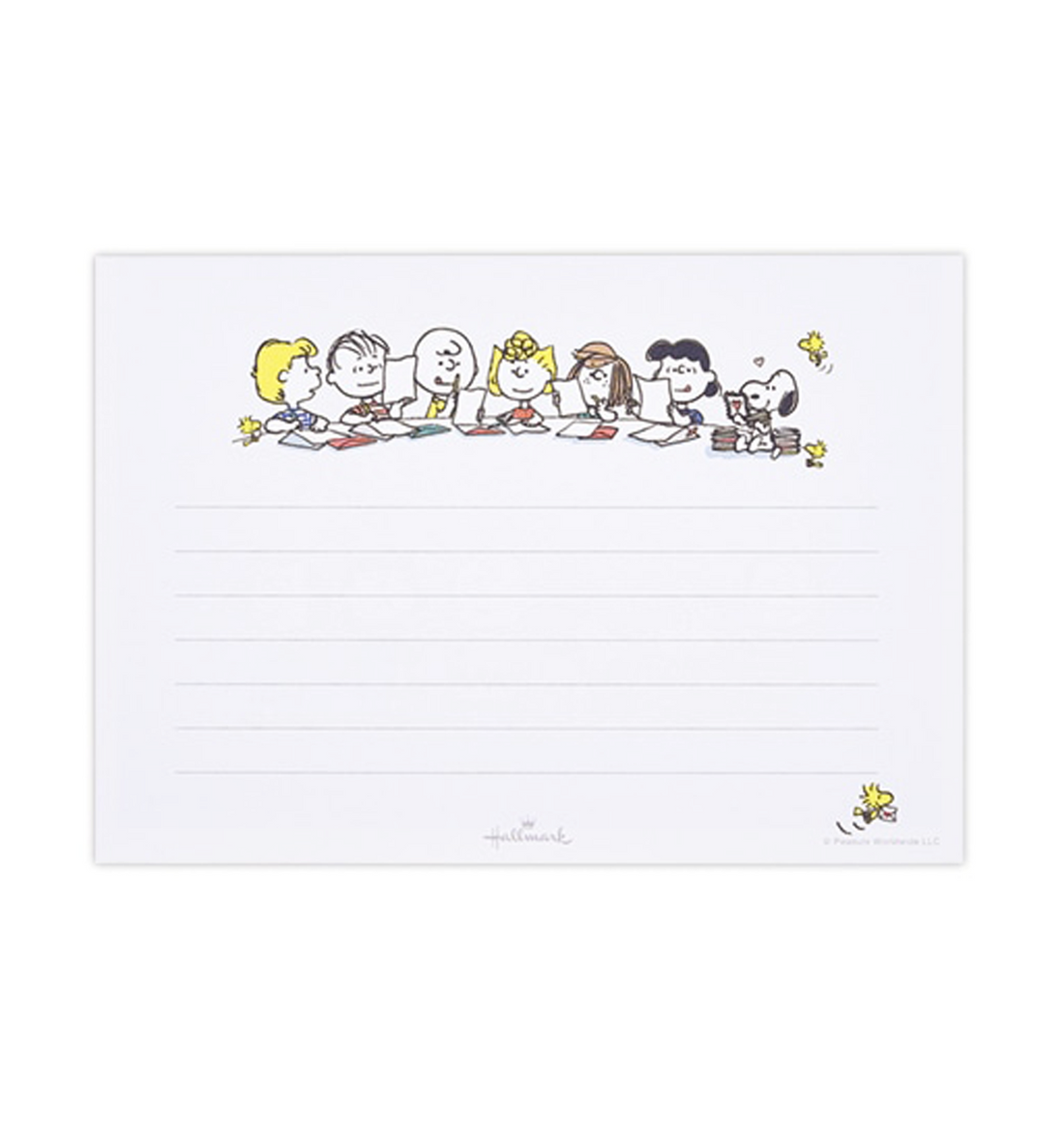 [JAPAN] Peanuts Snoopy Be Yourself Letter Set [Blue]