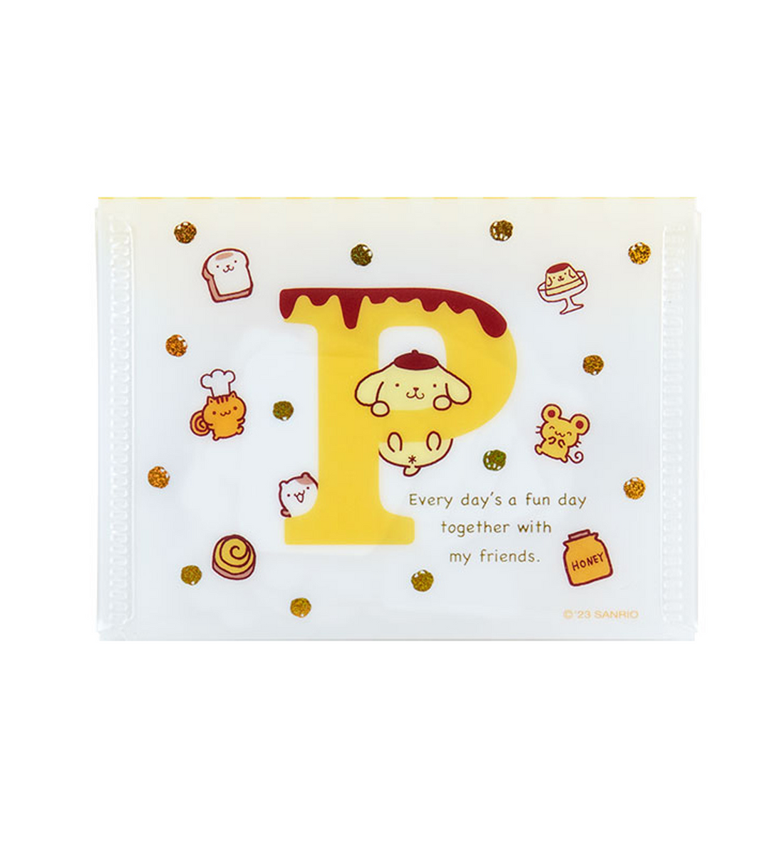 Sanrio 40 Sticker + 1 Case Set [Pompompurin]