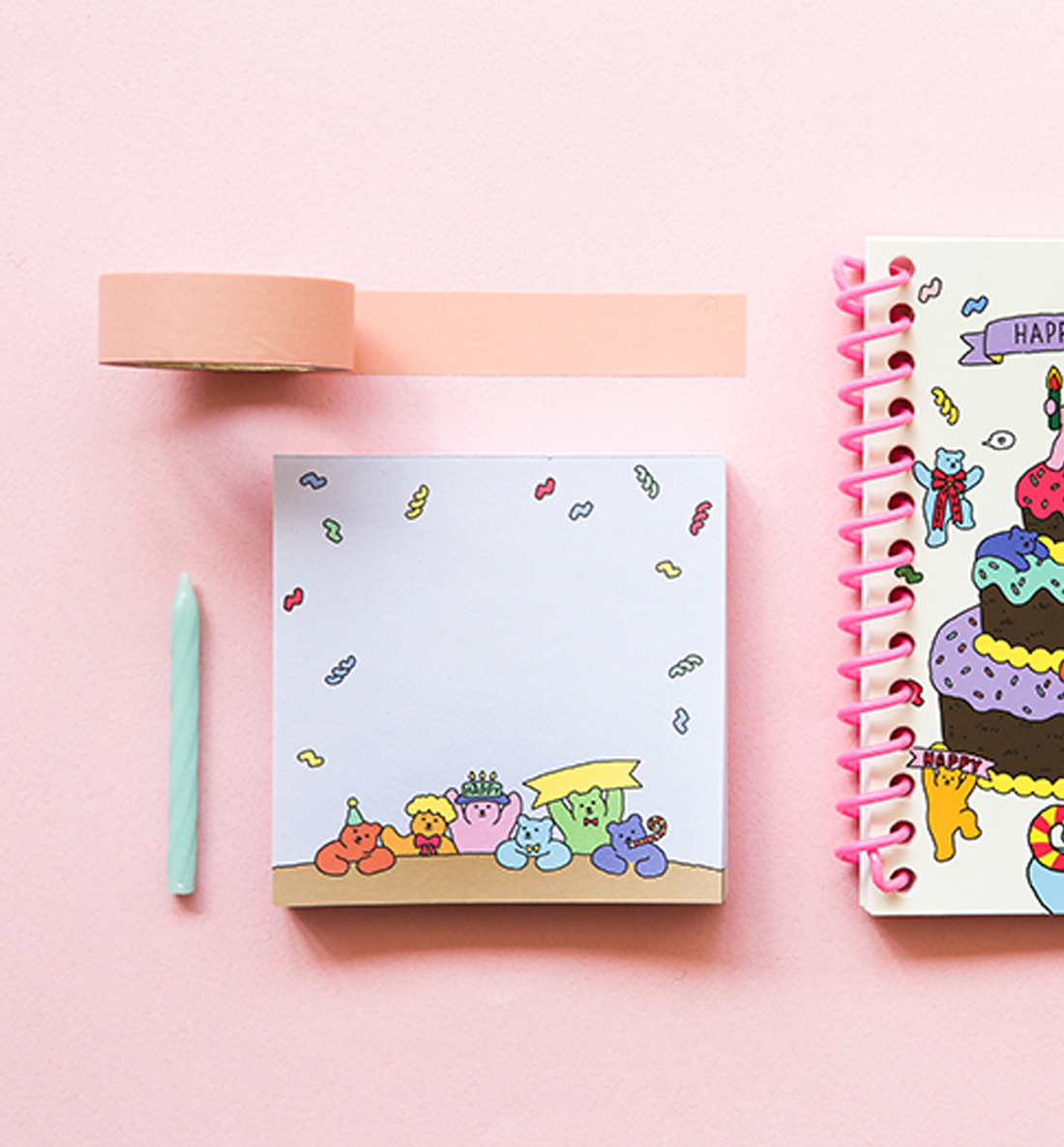 Jelly Bear Party Memopad