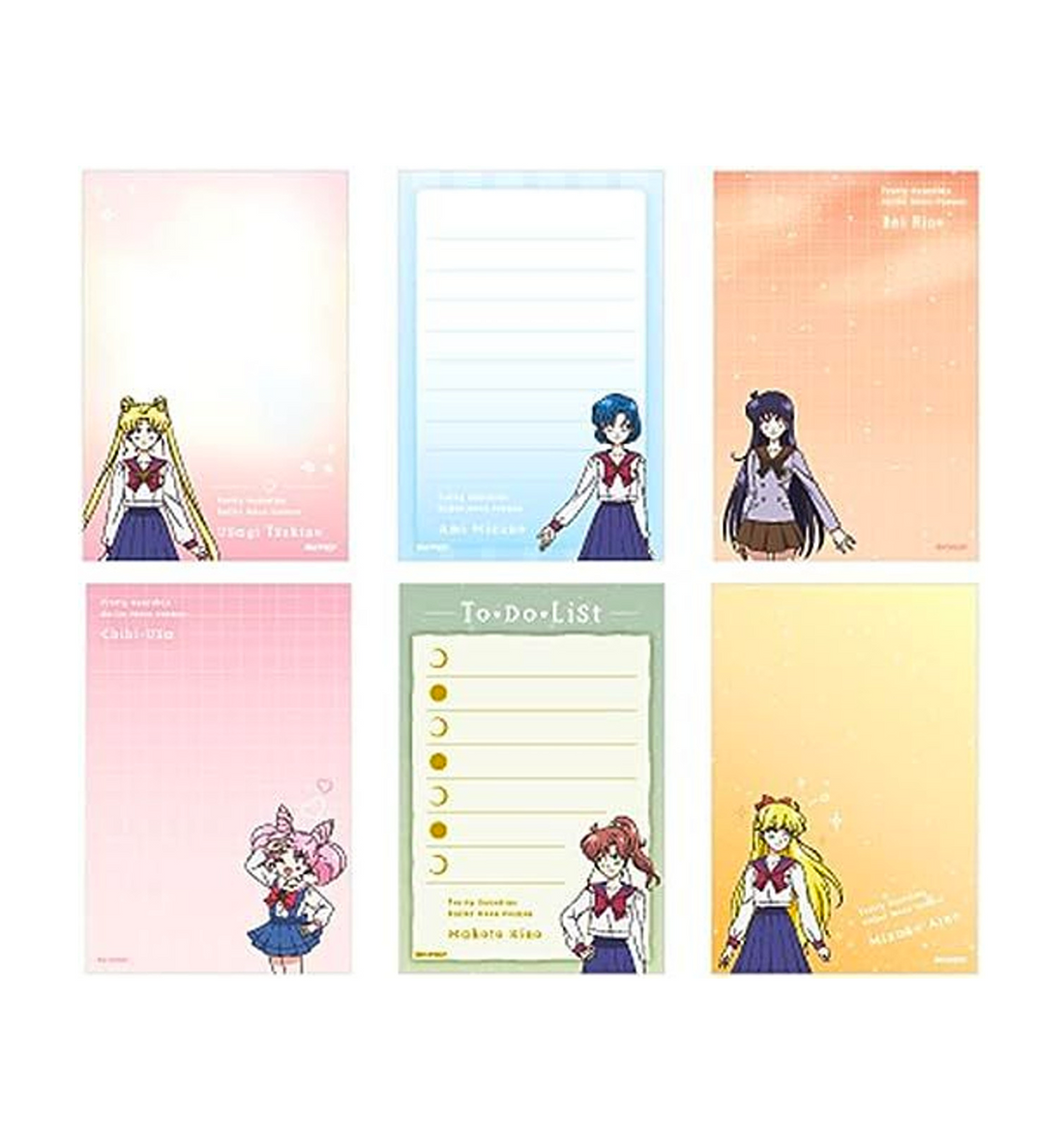 Sailor Moon Cosmos Pattern Memopad [School Uniform]