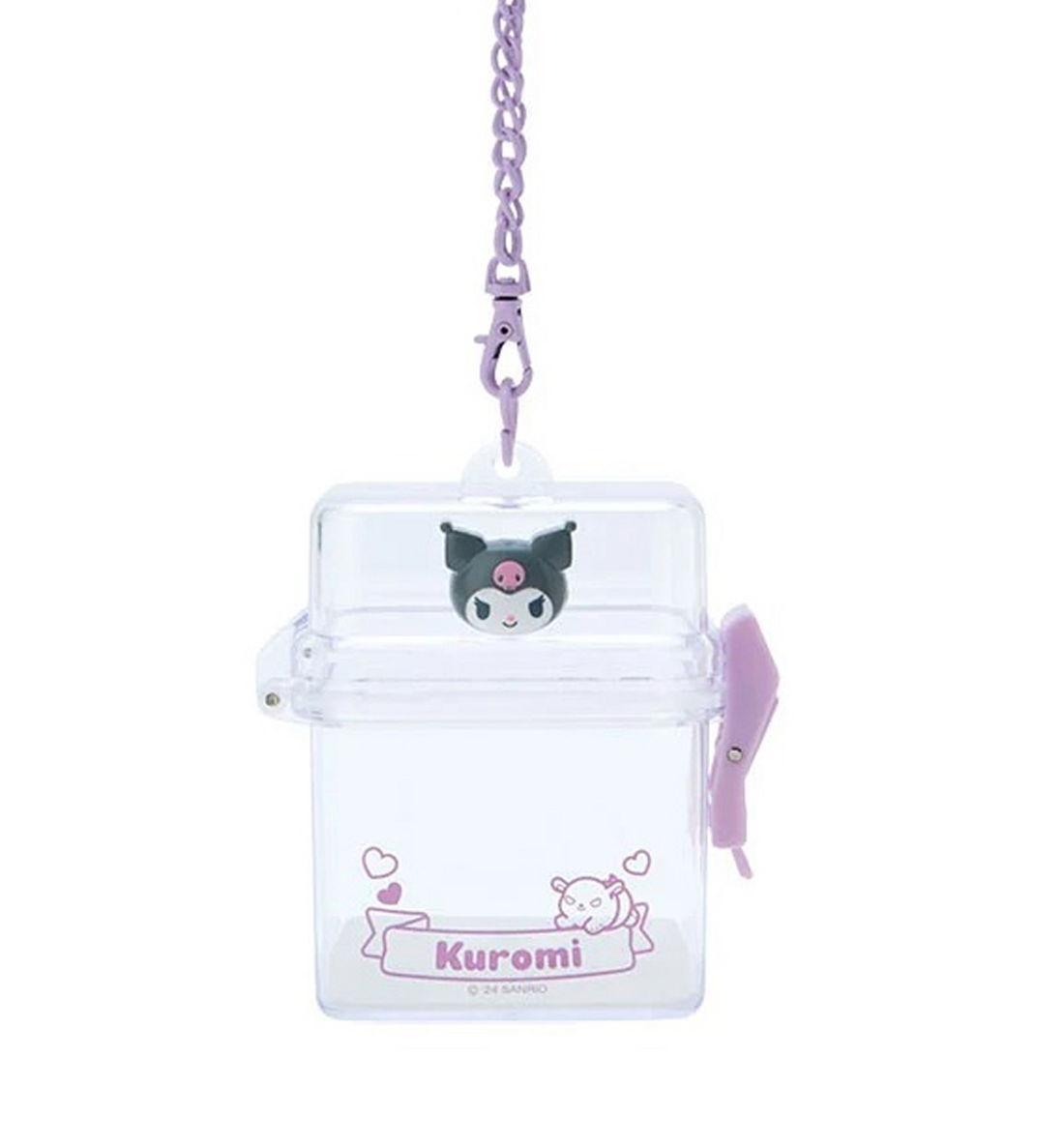 Sanrio Pittato Friends Mini Series Clear Case [Kuromi]