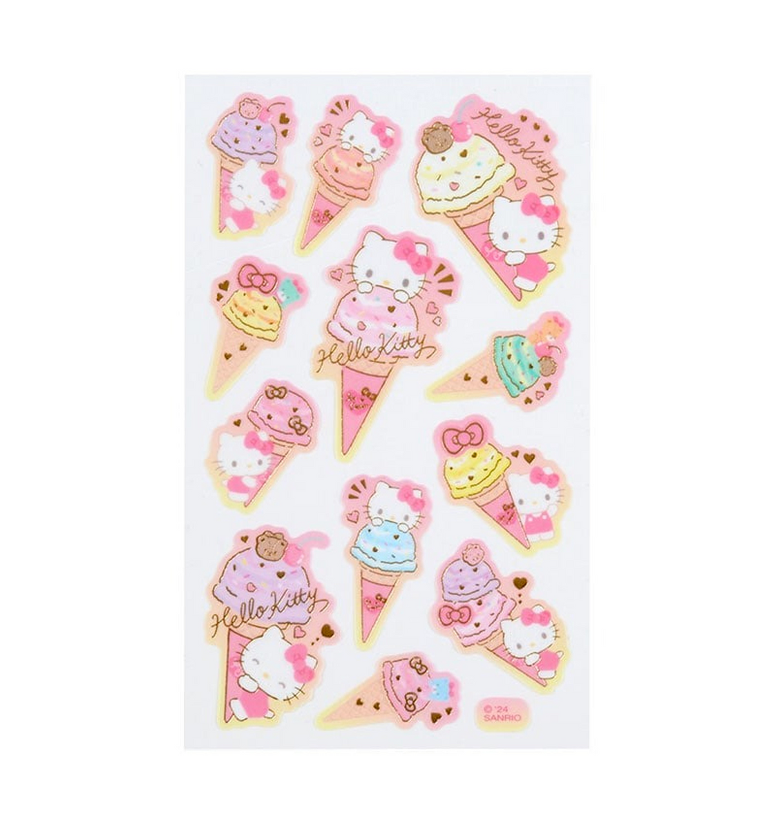 Sanrio Ice Party Sticker [Hello Kitty]