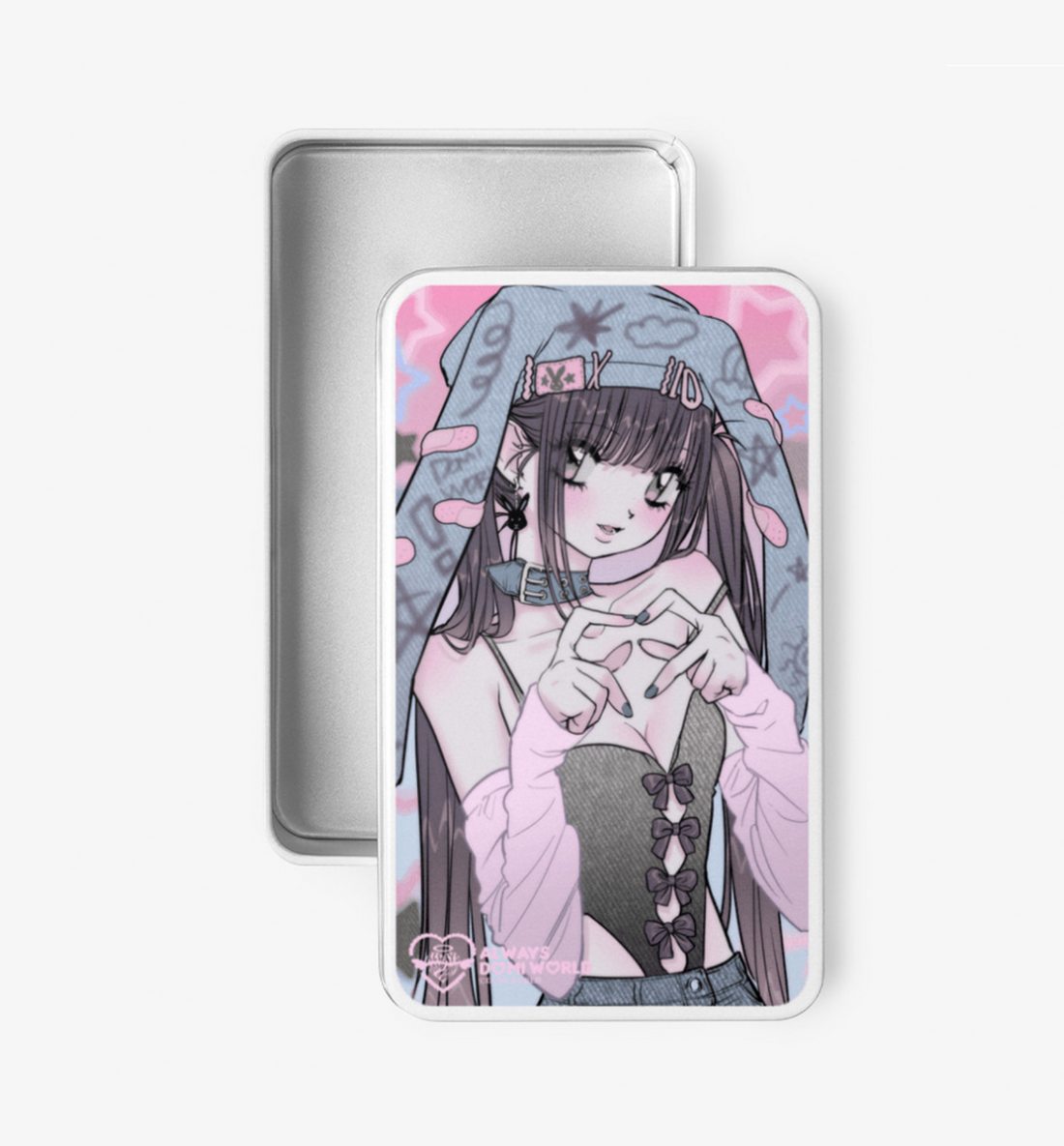 Domi World Tin Case [Denim Rabbit]