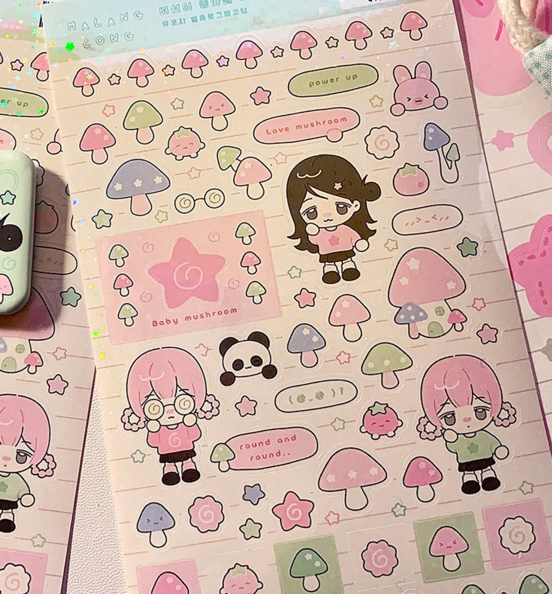 I Like Mushroom Seal Sticker