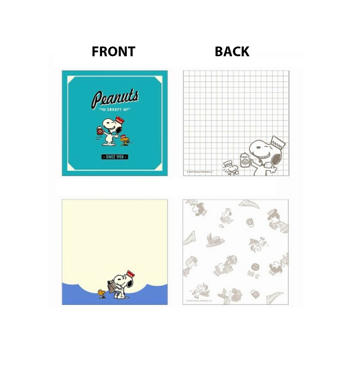 [JAPAN] Vintage Peanuts Snoopy Memopad [Root Beer]