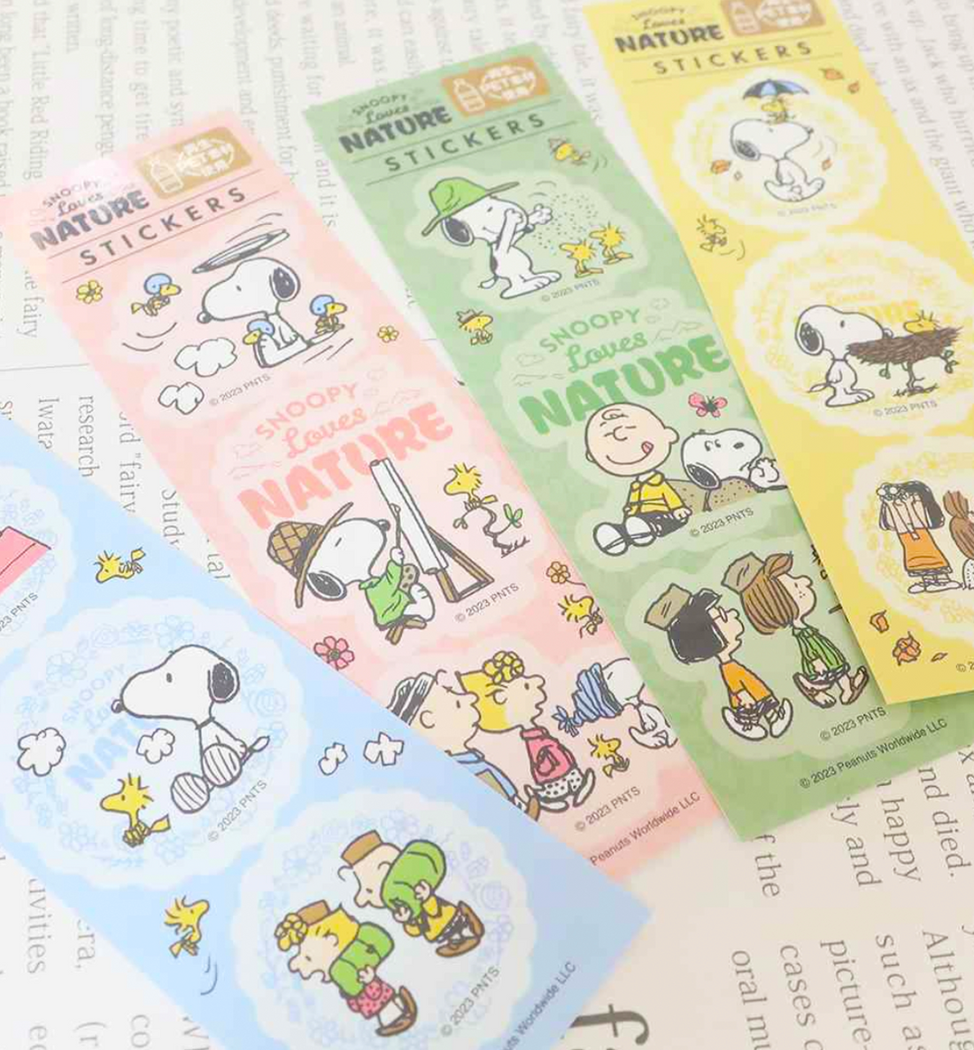 [JAPAN] Peanuts Peanuts Vinyl Deco Sticker [Love Nature]