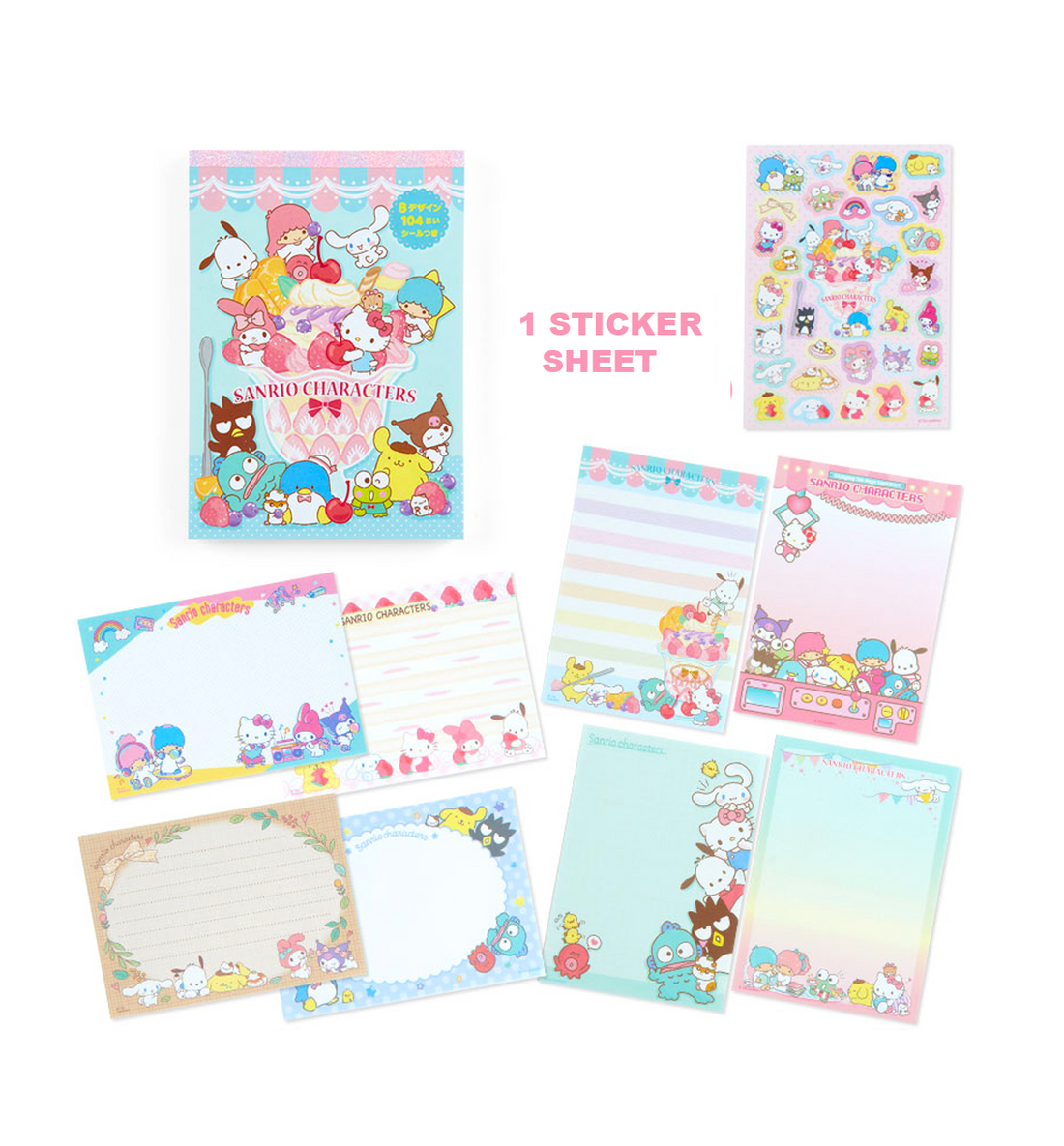 A6 Sanrio Memopad [Characters]