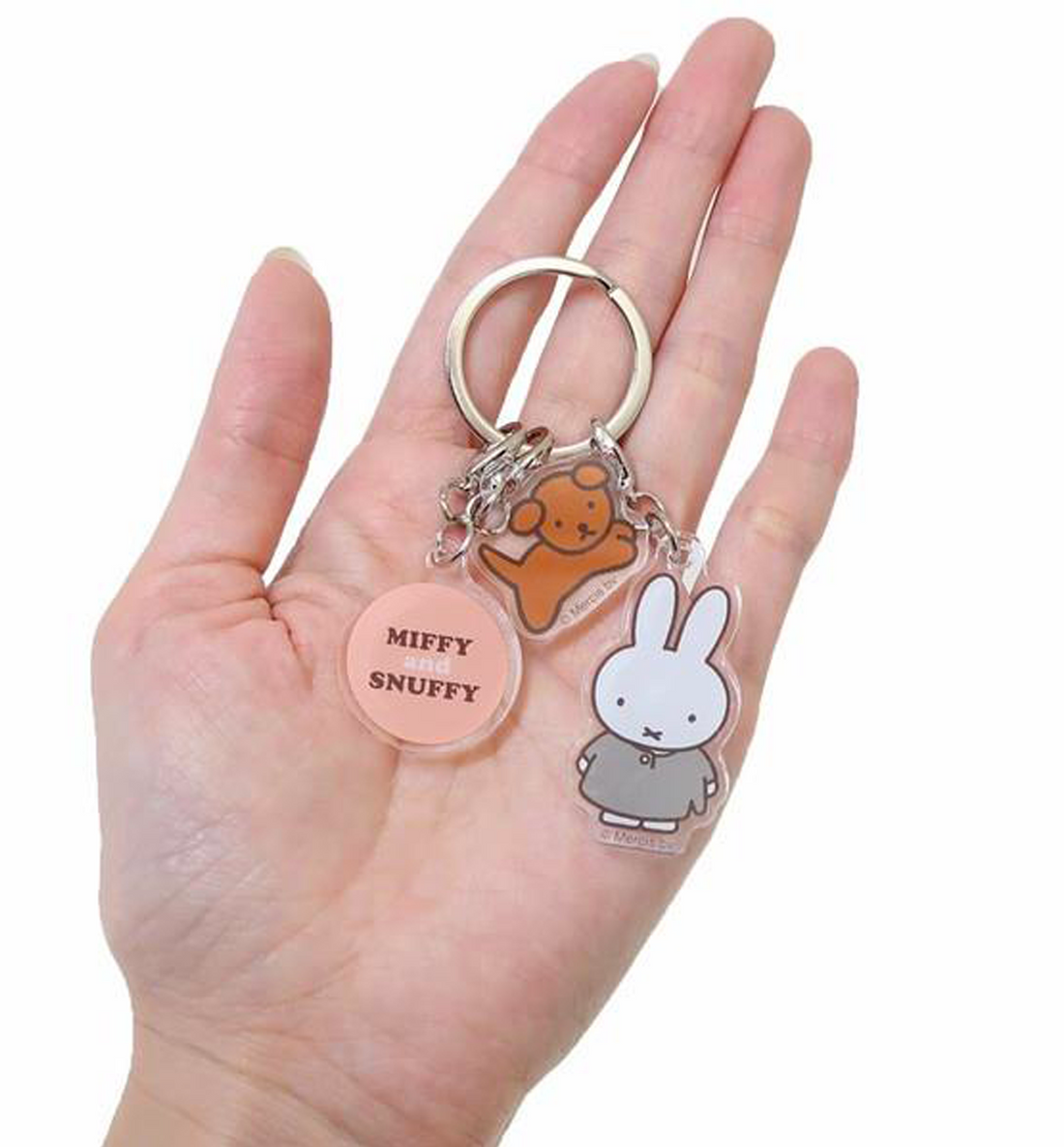 Miffy & Snuffy Acrylic Keyring