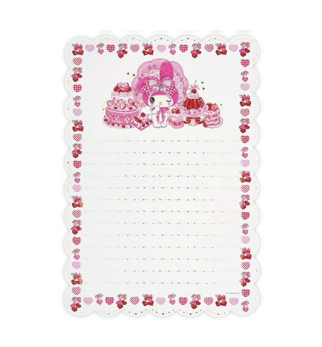 Sanrio My Melody x Amenomori Fumika Letter Set [Limited Edition]