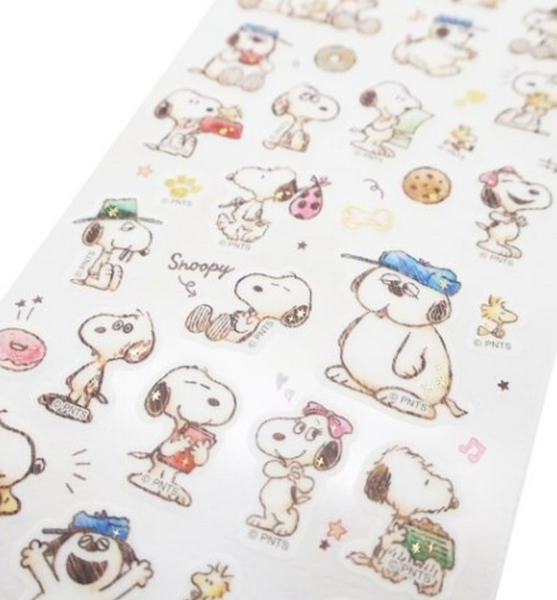 [JAPAN] Peanuts Snoopy Fluffy Sketch Sticker