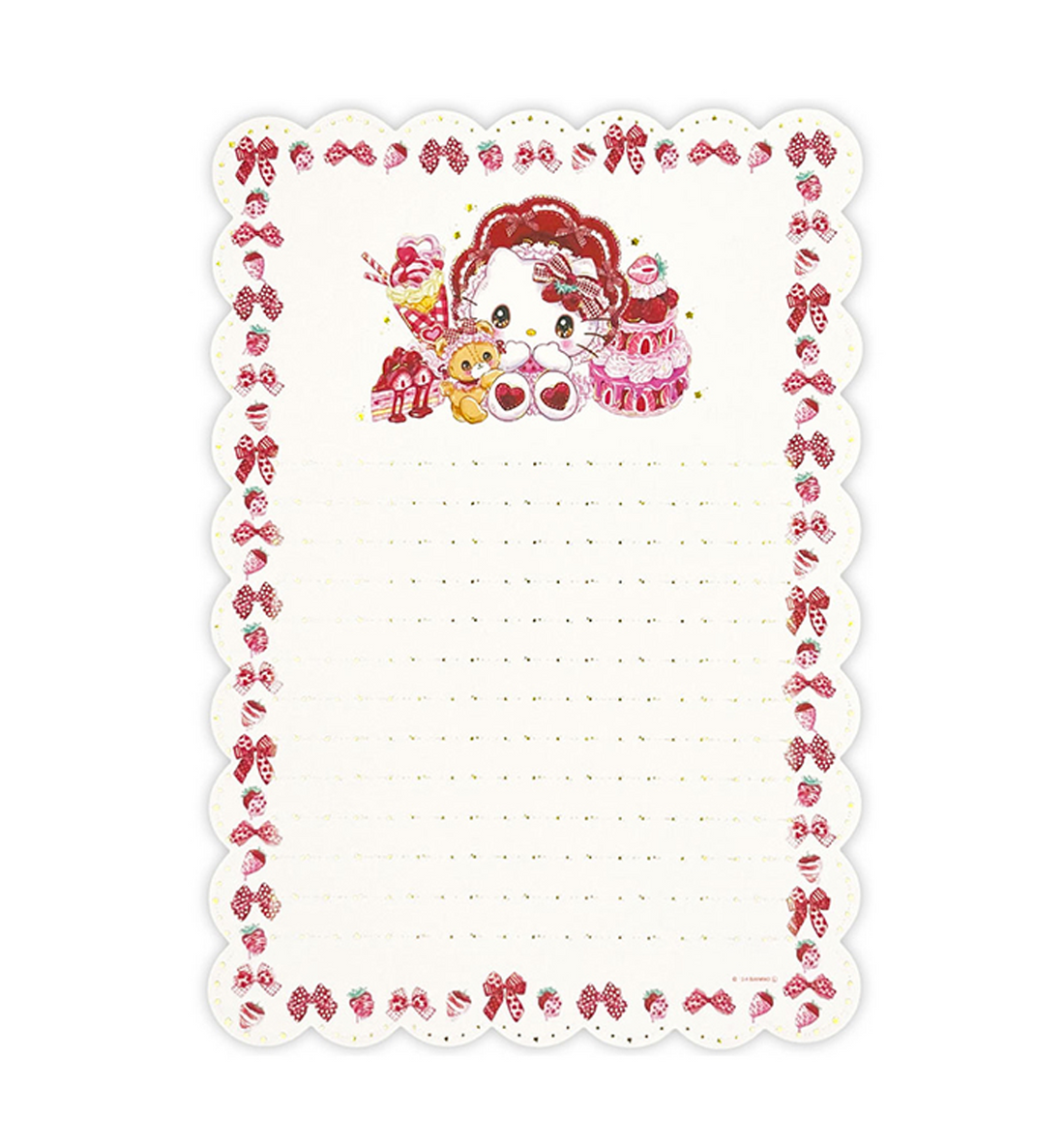 Sanrio Hello Kitty x Amenomori Fumika Letter Set [Limited Edition]