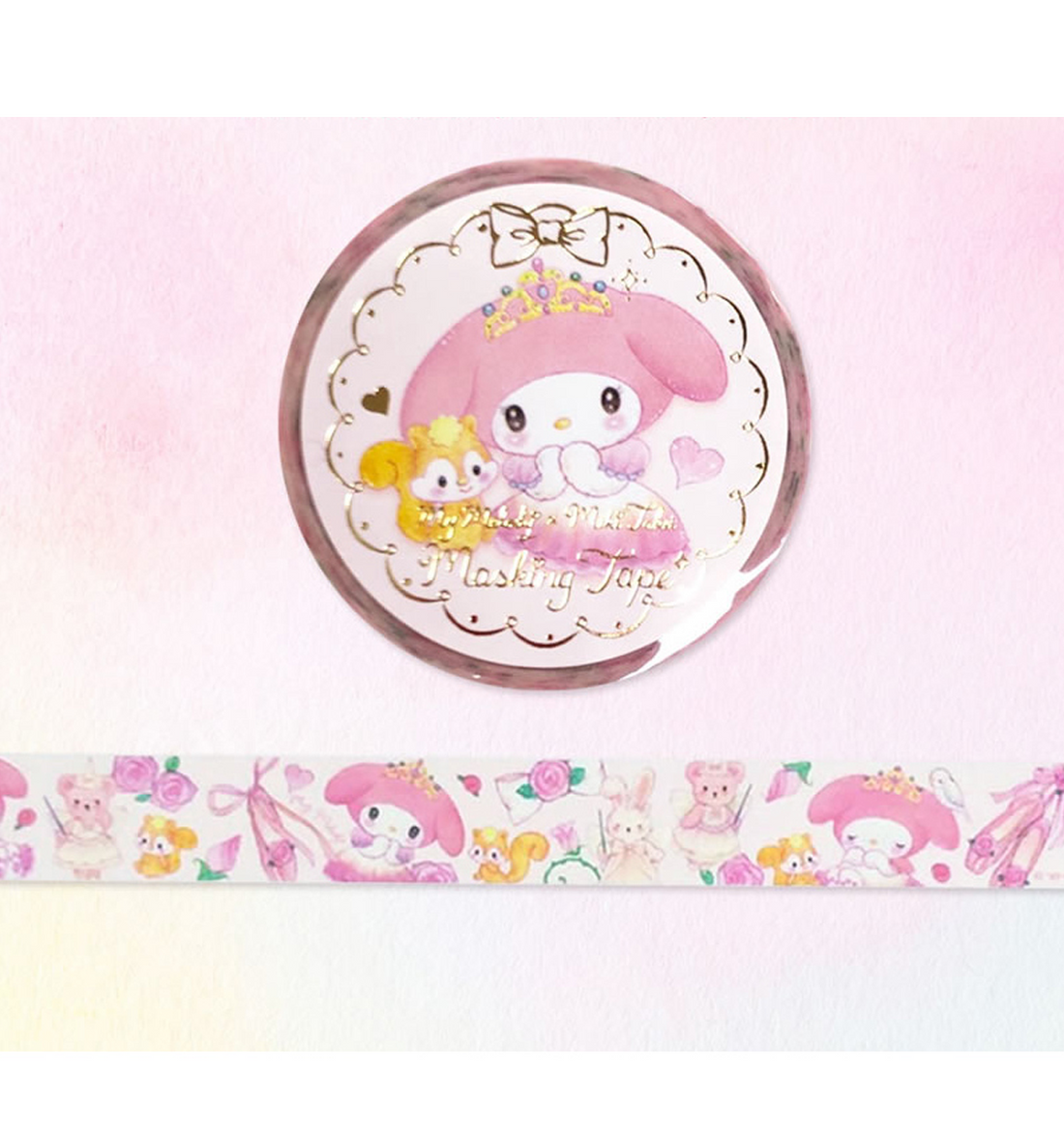 Sanrio My Melody & Miki Takei Washi Tape