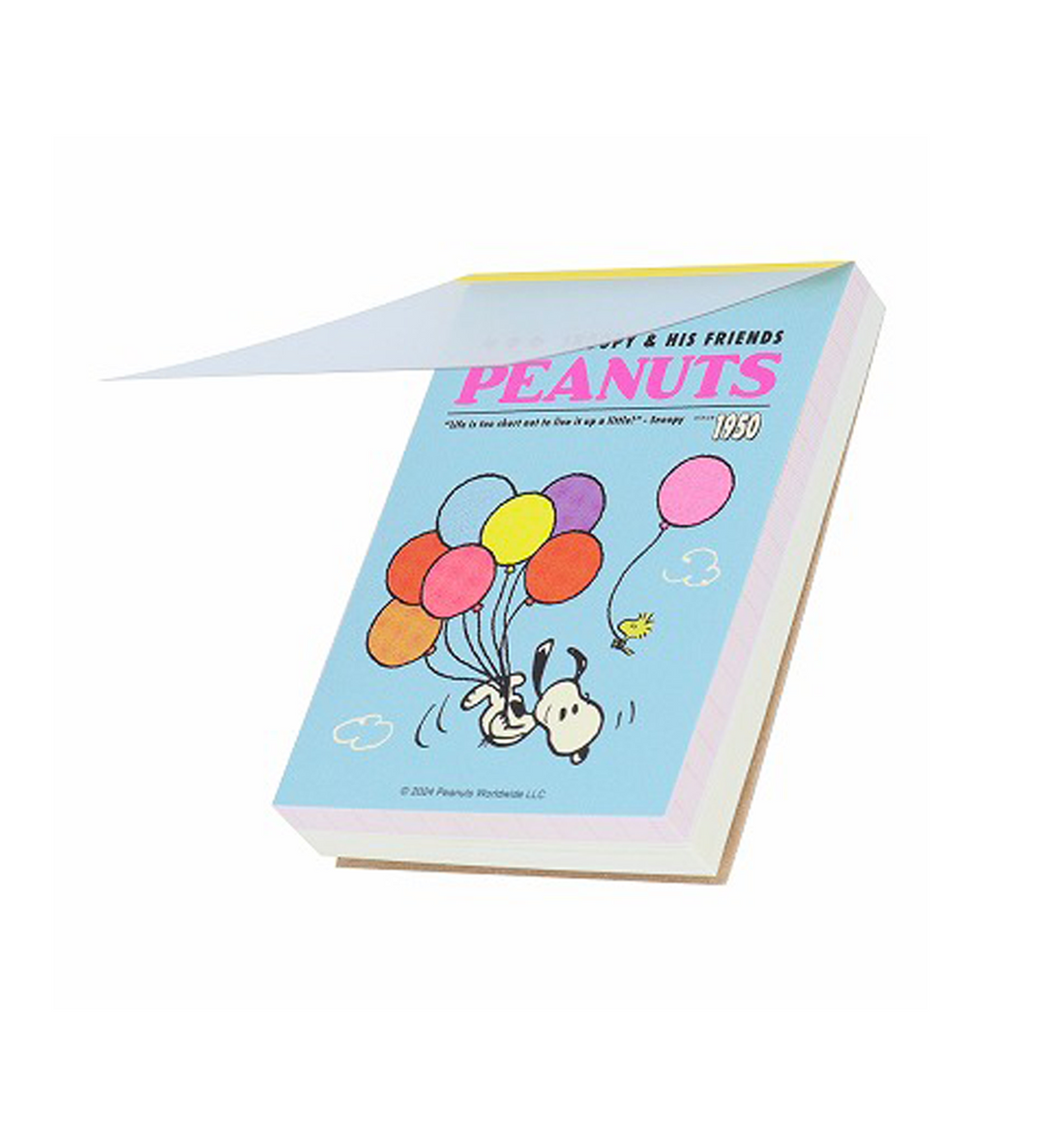 [JAPAN] Peanuts Snoopy Mini Memopad [Snoopy Balloons]