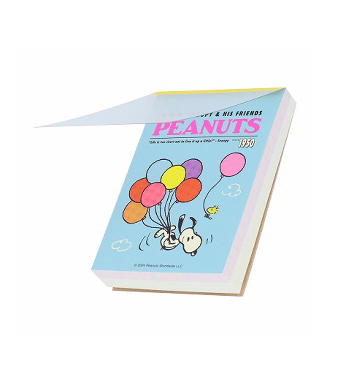 Peanuts Snoopy Mini Memopad [Snoopy Balloons]