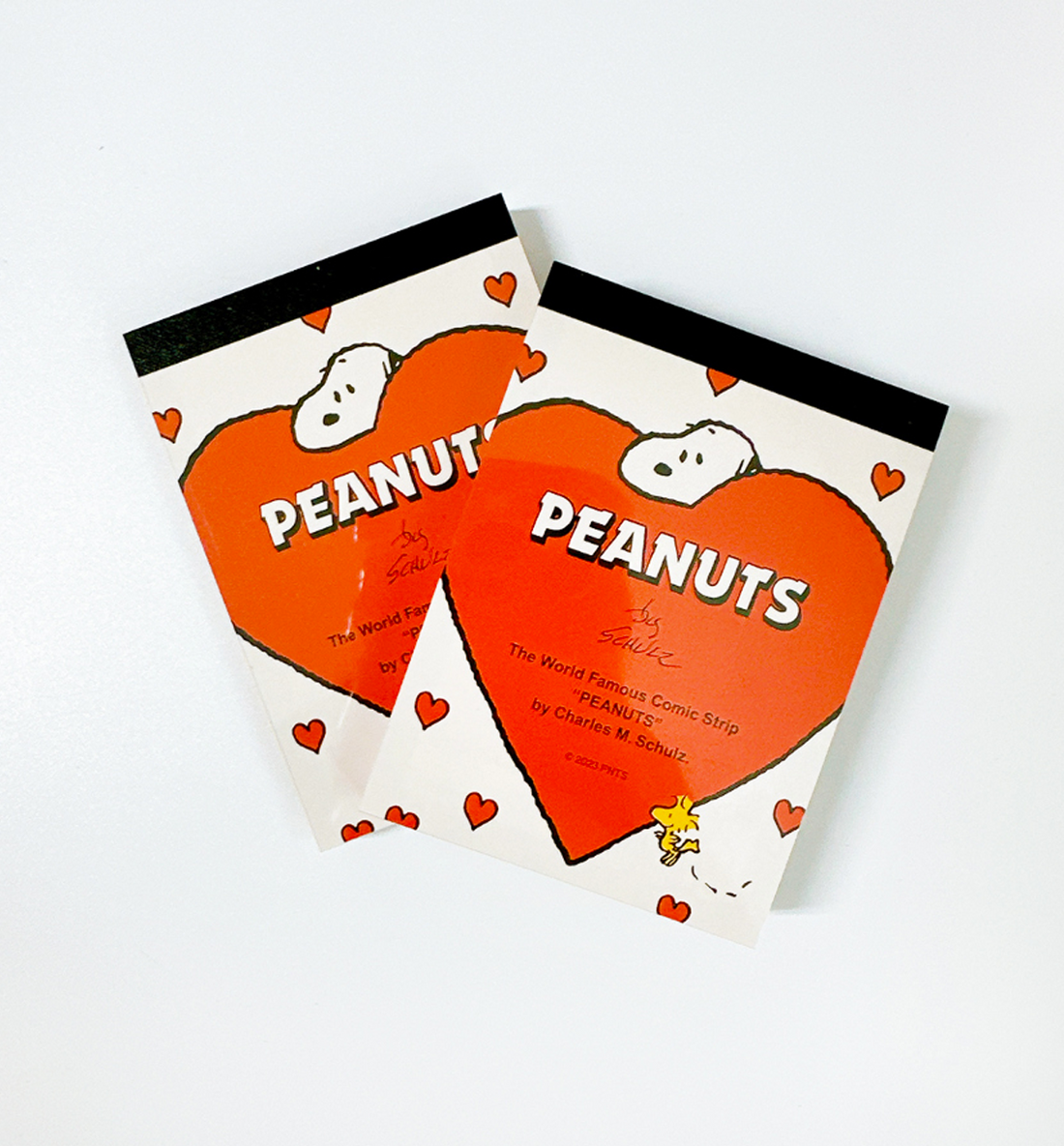 [JAPAN] Peanuts Snoopy Mini Memopad [Heart]