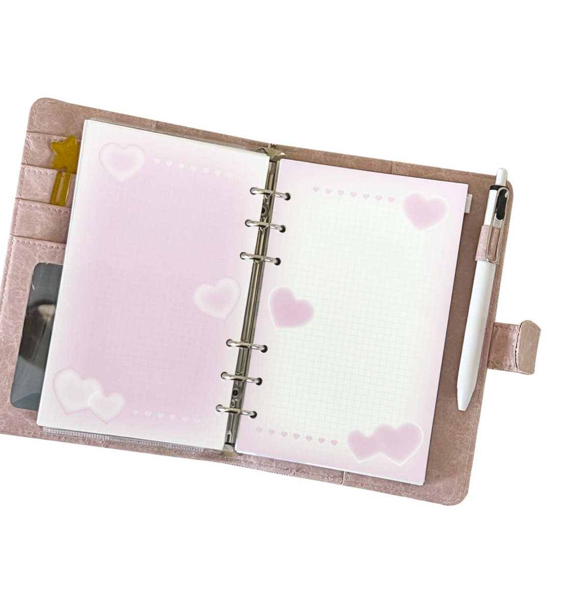 A6 Love Grid Paper Refill