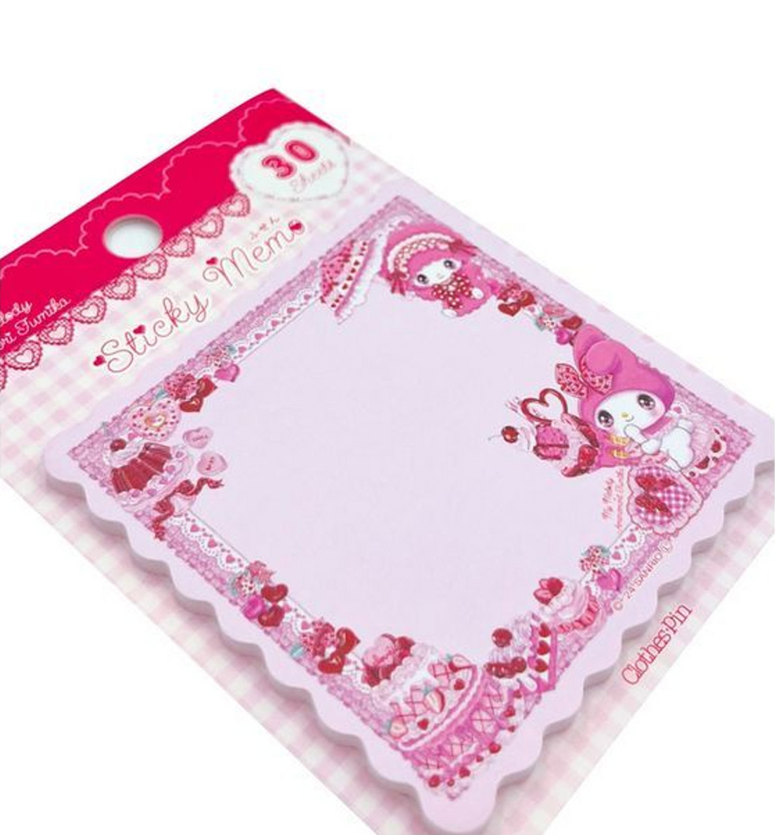 Sanrio × Amenomori Fumika Sticky Note [My Melody/Lolita Sweetheart]