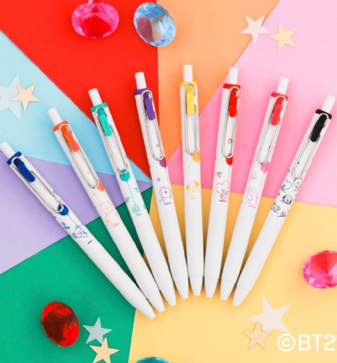 BT21 Uni-Ball Ballpoint Pen Set