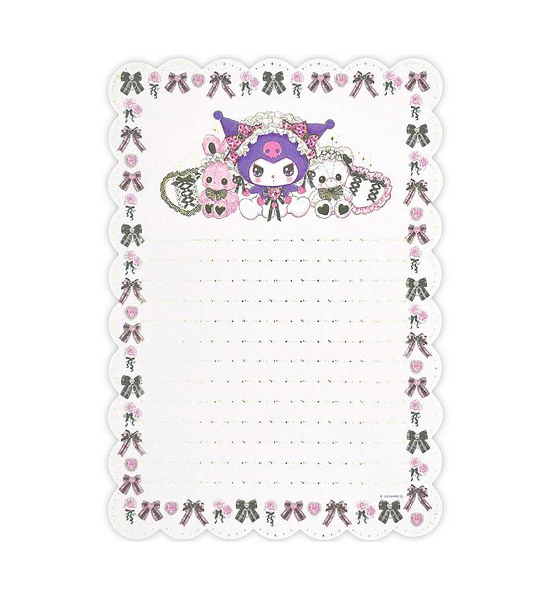 Sanrio Kuromi x Amenomori Fumika Letter Set [Limited Edition]