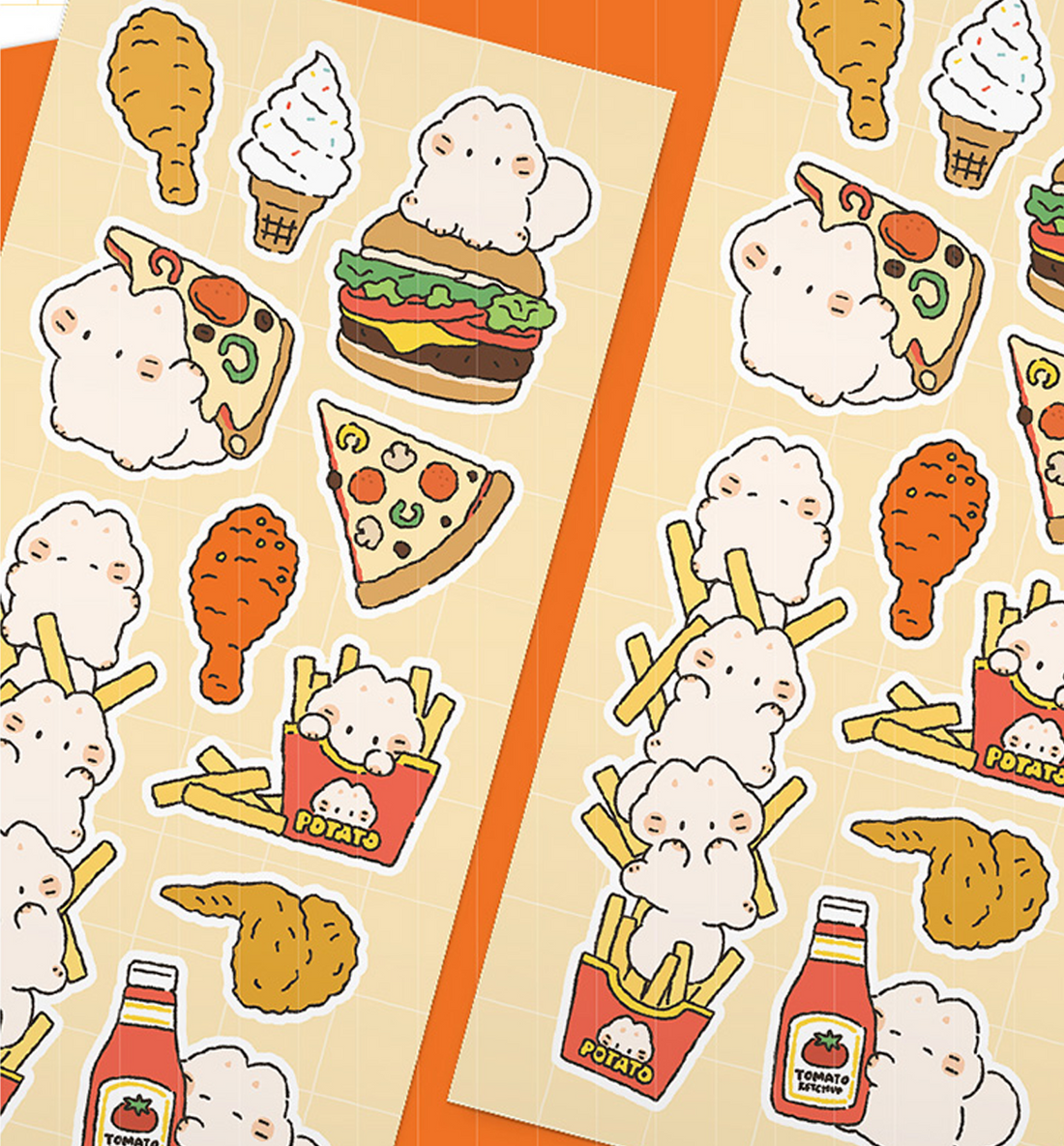 Fast Food Seal Sticker