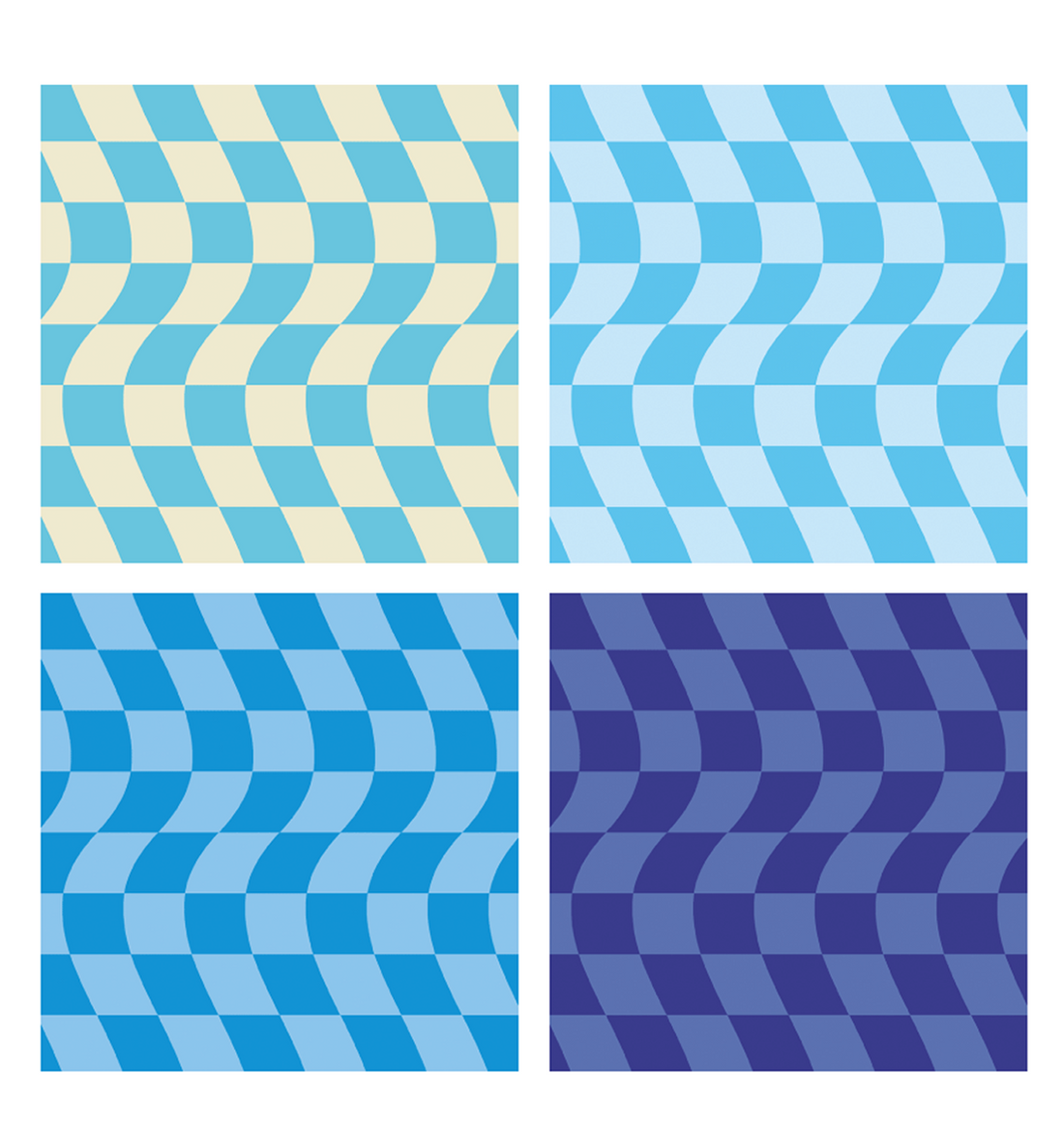 A5 Checkerboard Blue Paper Refill