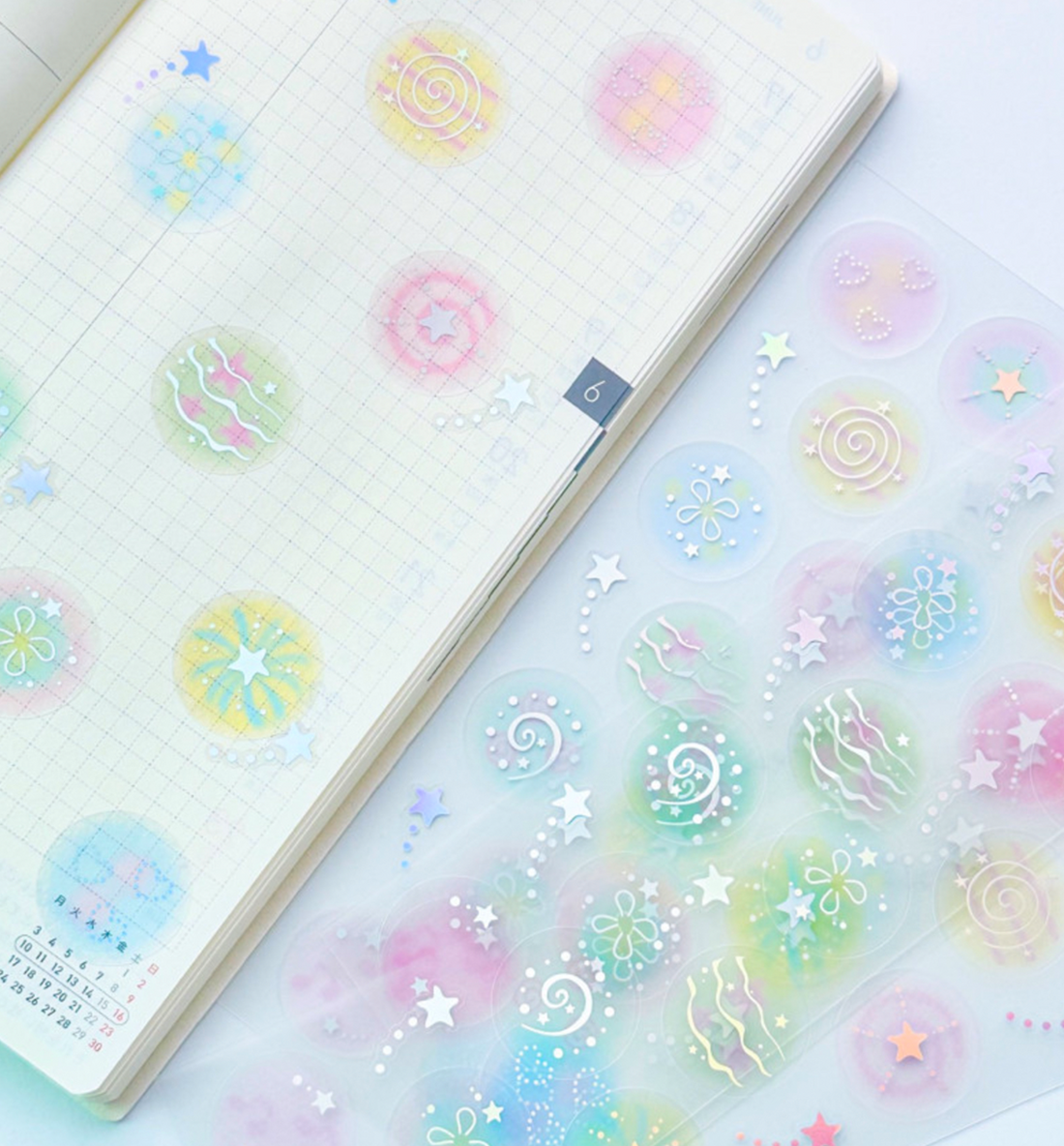 Pastel Mist Seal Sticker