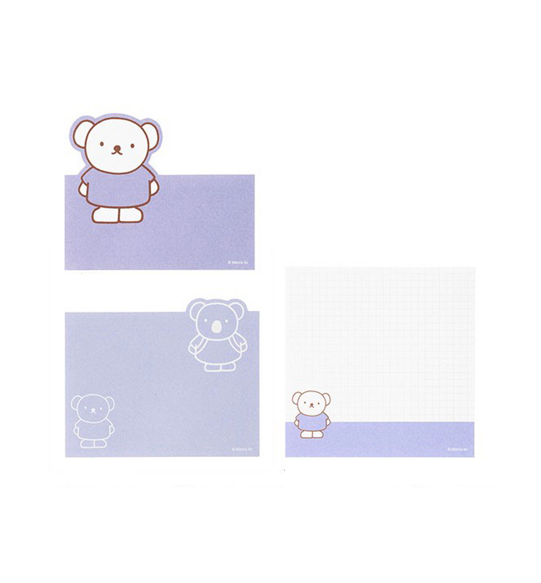 Miffy Square Memopad [Purple]