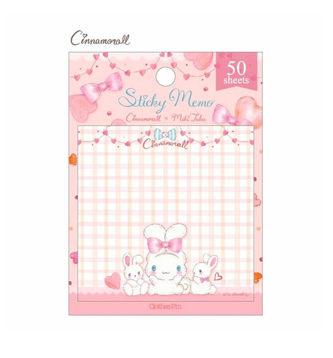 Sanrio x Miki Takei Sticky Memopad