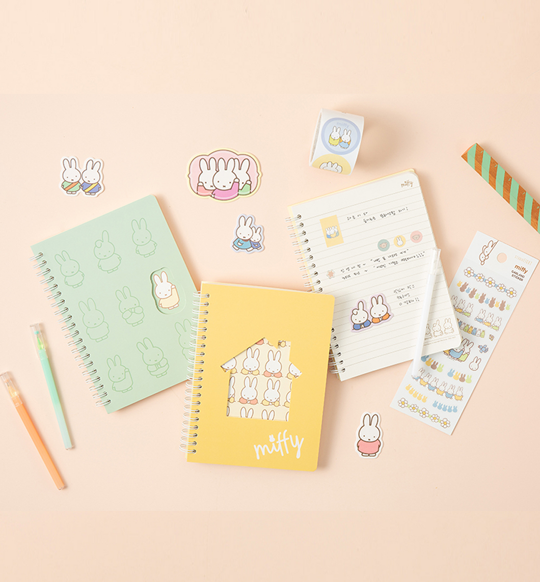 B6 Miffy Lined Notebook