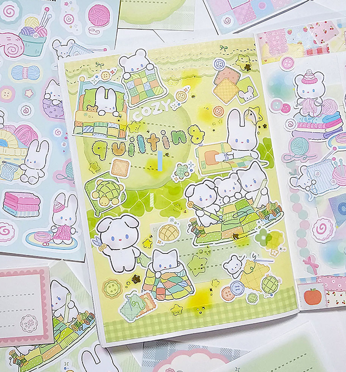 Cozy Melon Bread Blanket Seal Sticker